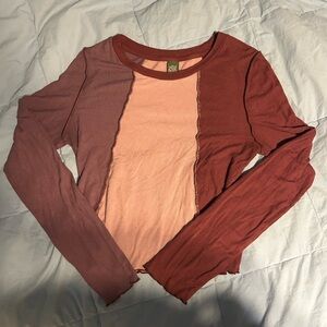 Wild Fable Colorblock Long Sleeve Top